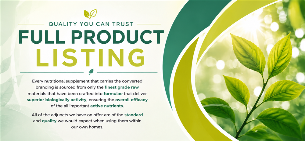 Full product listing
